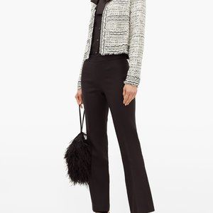 Giambattista Valli Women's Silk/Wool Black Trouser